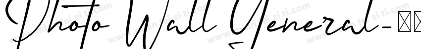Photo Wall General字体转换